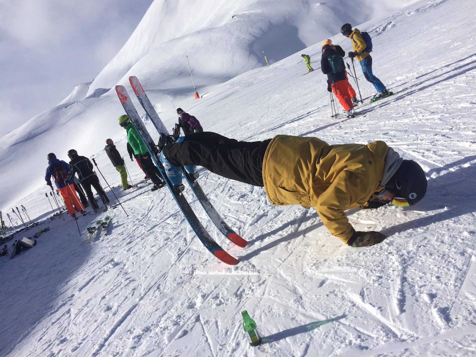 Exercise and stubbies on the slopes are key.