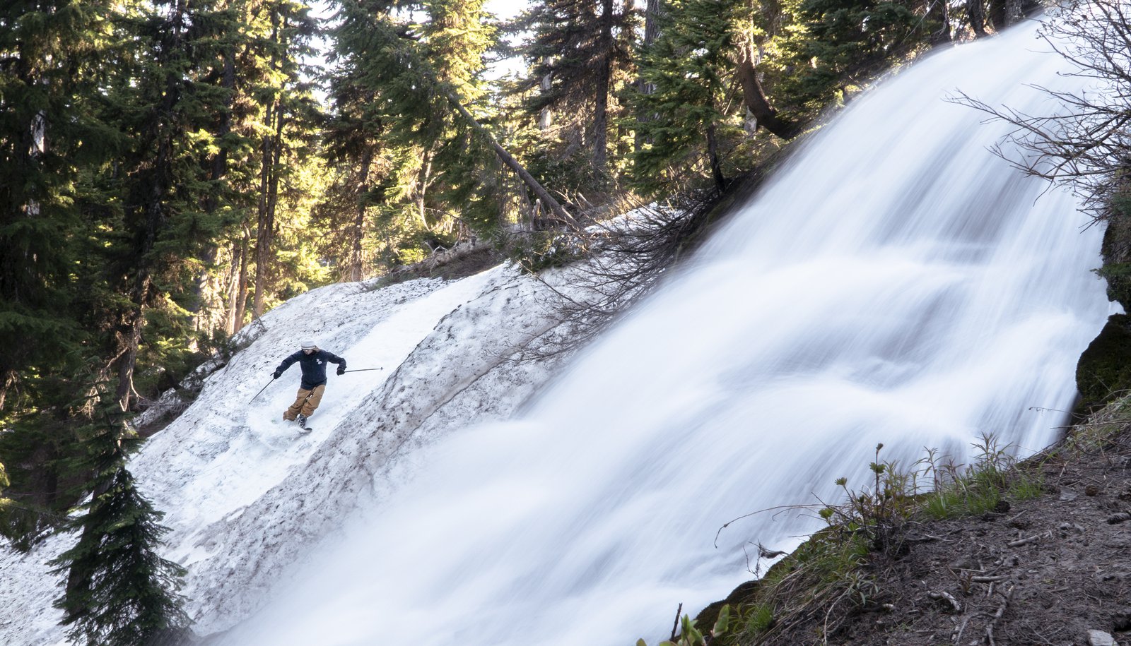 Waterfall Skier