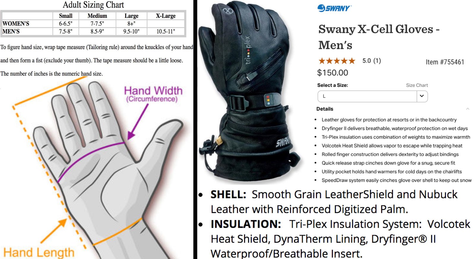 swany-x-cell-leather-gloves-sell-and-trade-newschoolers