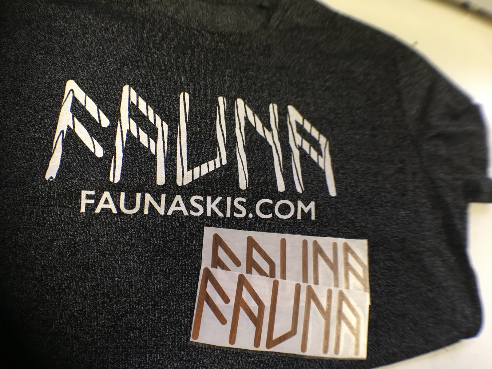 Fauna Skis Tee & Stickers