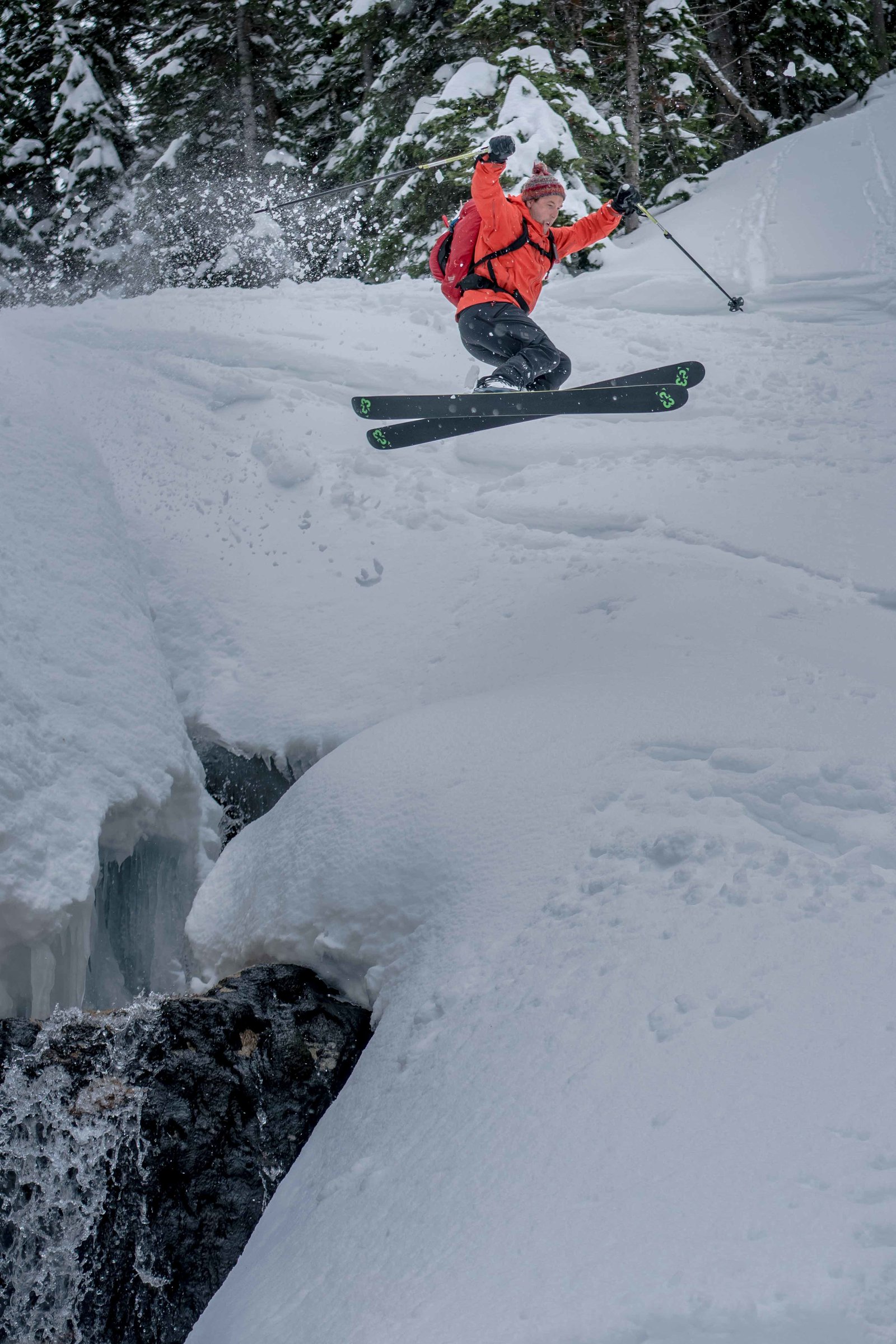 Waterfall Jump in Whitepine