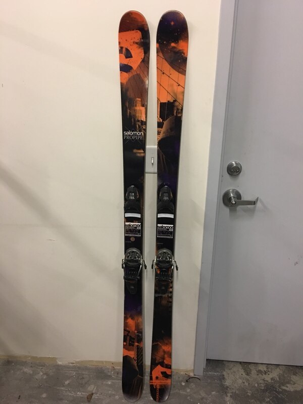 Brand New Brown's Salomon Pro Pipe Suspect 181 Twin Tip Skis With Rossignol Bindings 300 OBO - Sell Trade - Newschoolers.com