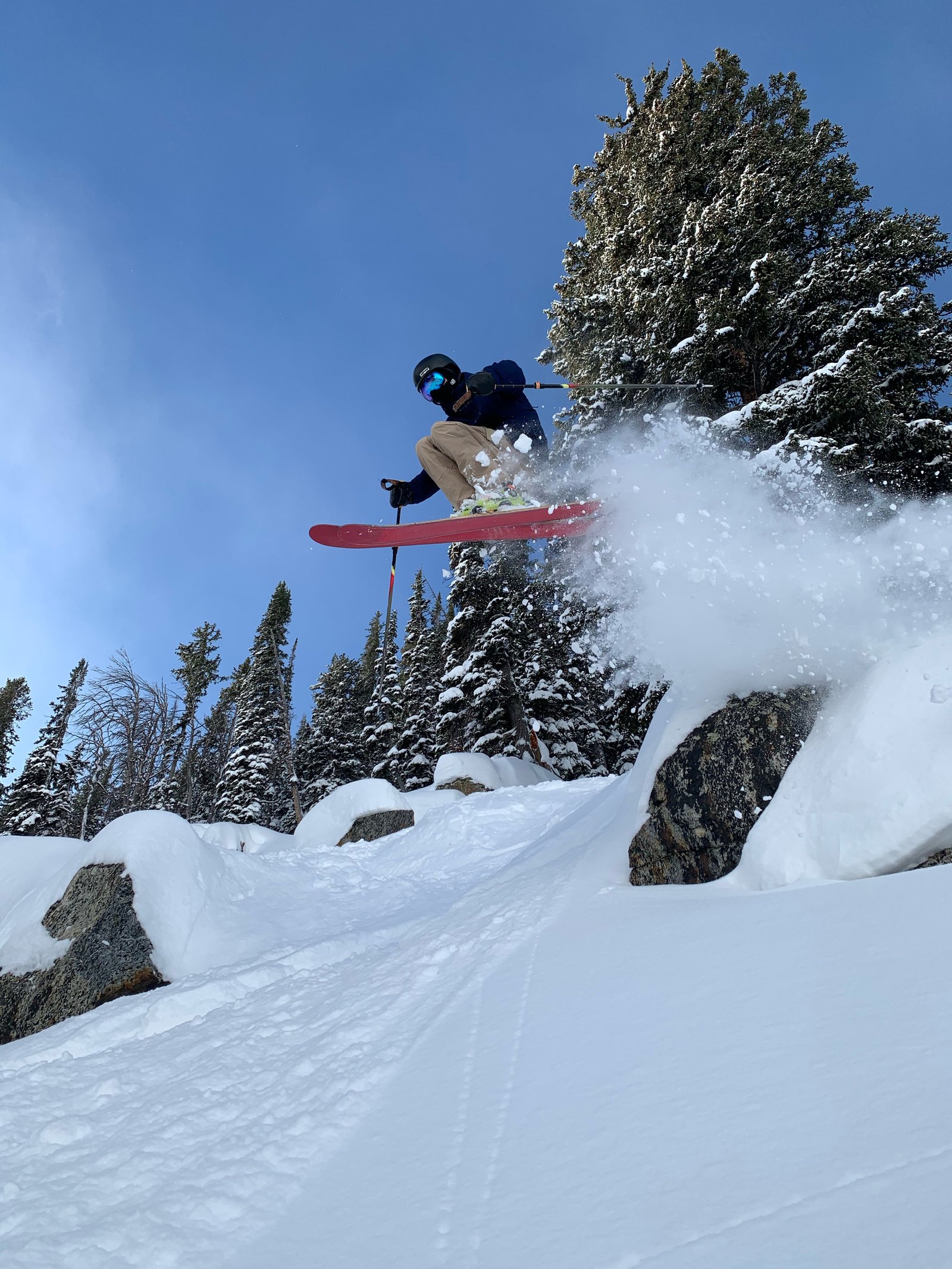 Tested homemade skis