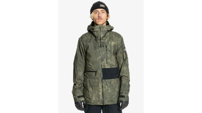 Quiksilver Black Alder Stretch Goretex JK Ski Gear 2022 Newschoolers