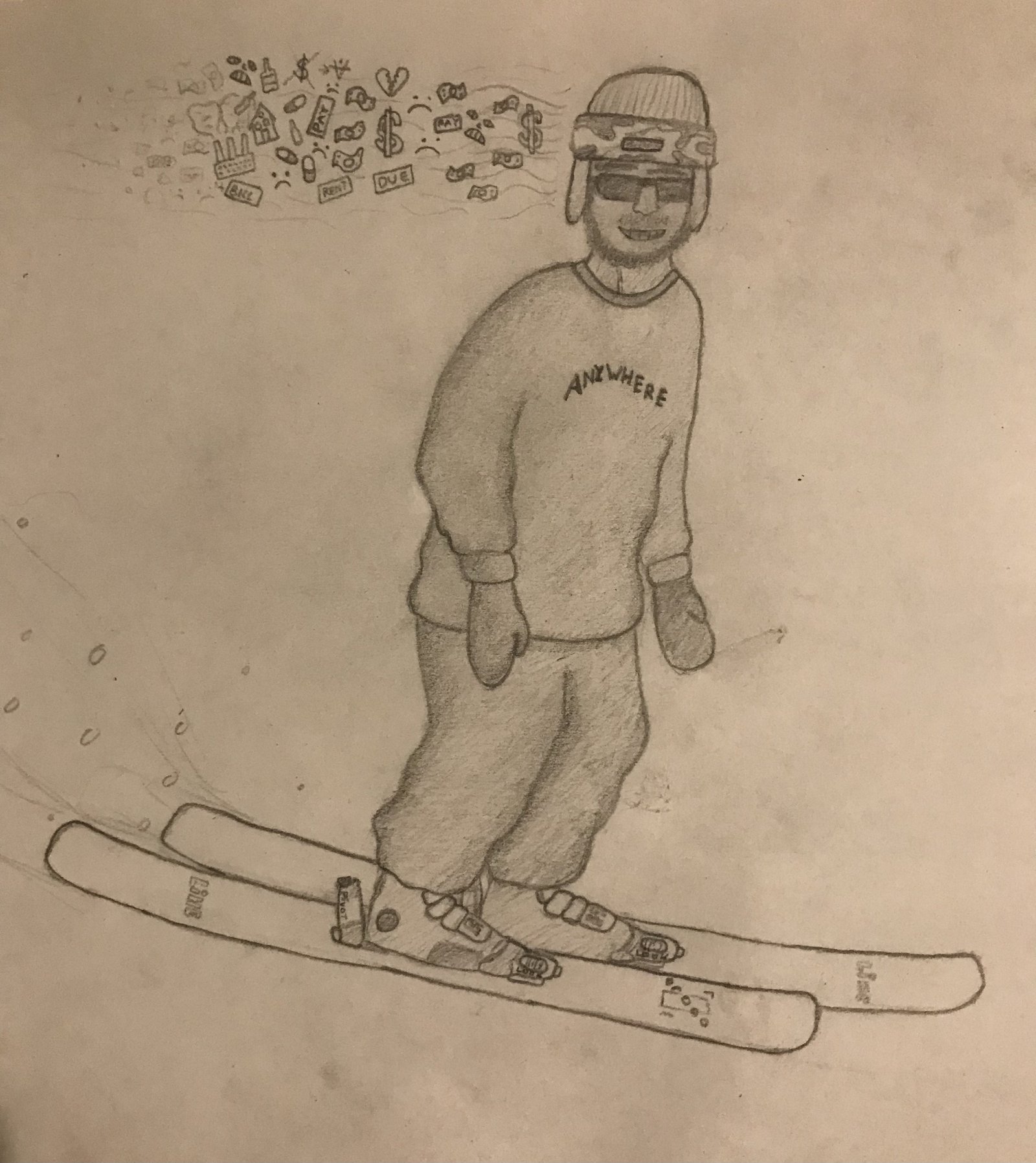 Skiing away problems