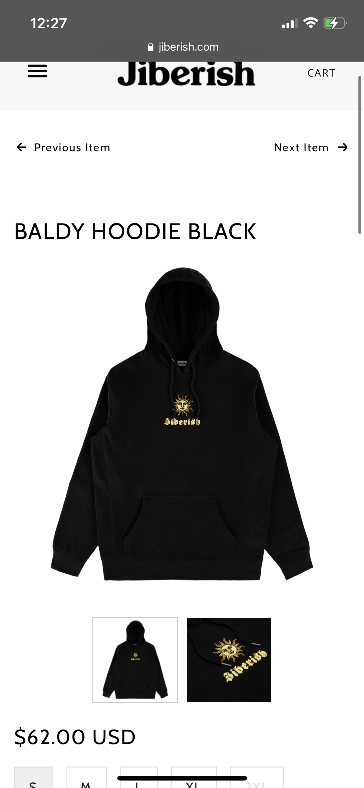 Jiberish hoodie for discount sale