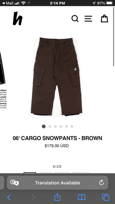 06 cargo pants, harlaut apparel - Newschoolers.com