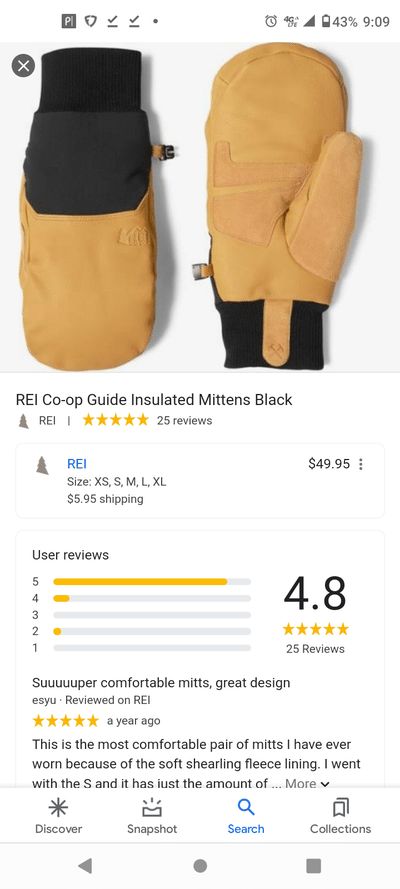 REI Co-op Guide Insulated Gloves