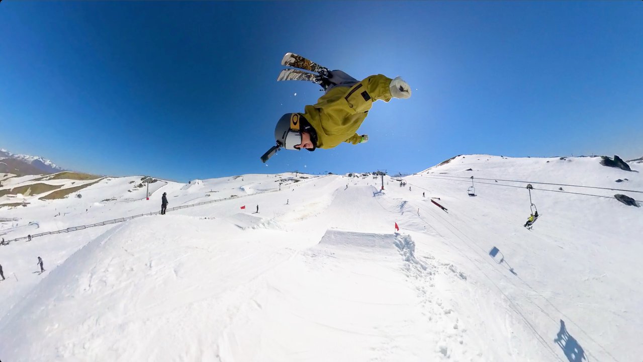 WATCH: 12-Yr-Old Ski Prodigy Walker "Shredz" Shows Amazing Stunts with Insta360