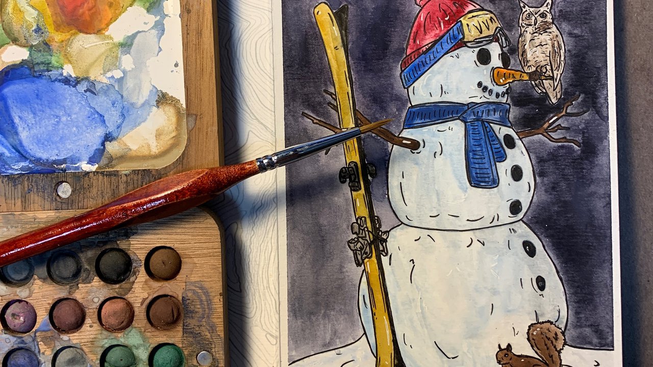 Paint Your Own Holiday Cards