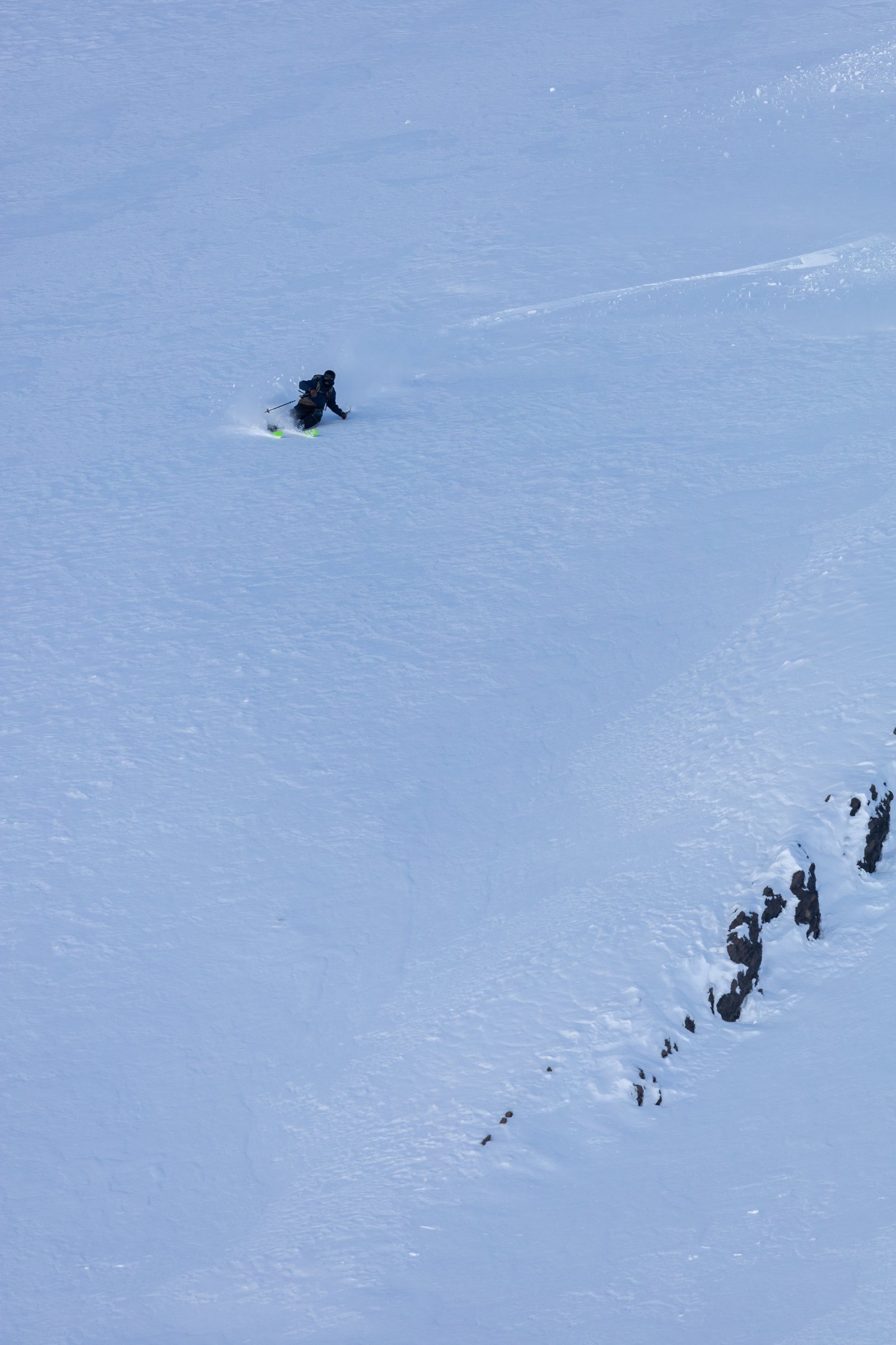 Heli skiing in chile (parraguirre in zone) 