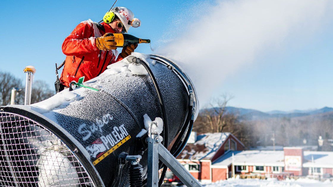 Black Mountain, NH Still Blowing Snow &amp; Open Into May